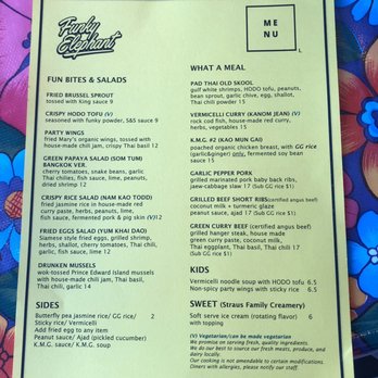 Funky Elephant - Menu - Thai Near Me - Berkeley, California