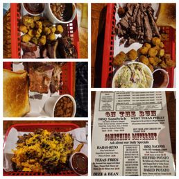 shows a variety of food items