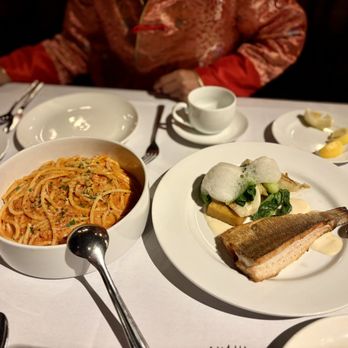 The Arbour - bucatini spaghetti and seabass - New American Near Me - Pasadena, California The Arbour - bucatini spaghetti and seabass - New American Near Me - Pasadena, California