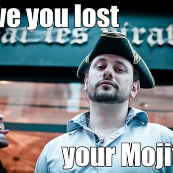 Les Pirates - Vous avez perdu votre Mojito ? Pas de problème on s'occupe de tout au bar les pirates ! - Cocktail Bars Near Me - Paris, 75