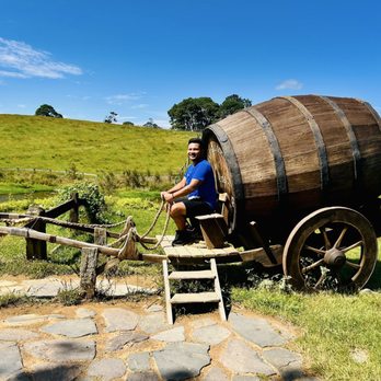 Hobbiton Movie Set - I don't know where my horse went, probably at the Green Dragon Pub - Walking Tours Near Me - Matamata, WKO