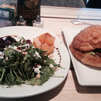 Root Down DIA - I got the breakfast sandwich and substituted a 1/2 beet salad as my sides. Awesome choice. Thanks Orlena (staff) for the rec! - New American Near Me - Denver, Colorado