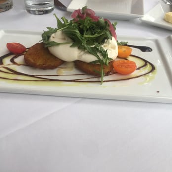Latitudes - Sunset Key Cottages - Mozzarella, fried green tomatoes and arugula ! - Seafood Near Me - Key West, Florida Latitudes - Sunset Key Cottages - Mozzarella, fried green tomatoes and arugula ! - Seafood Near Me - Key West, Florida