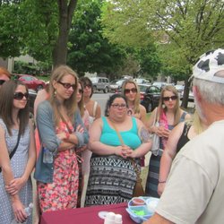 Saratoga Springs Food Tours - Dave from Argyle Cheese Farmer explaining his craft.