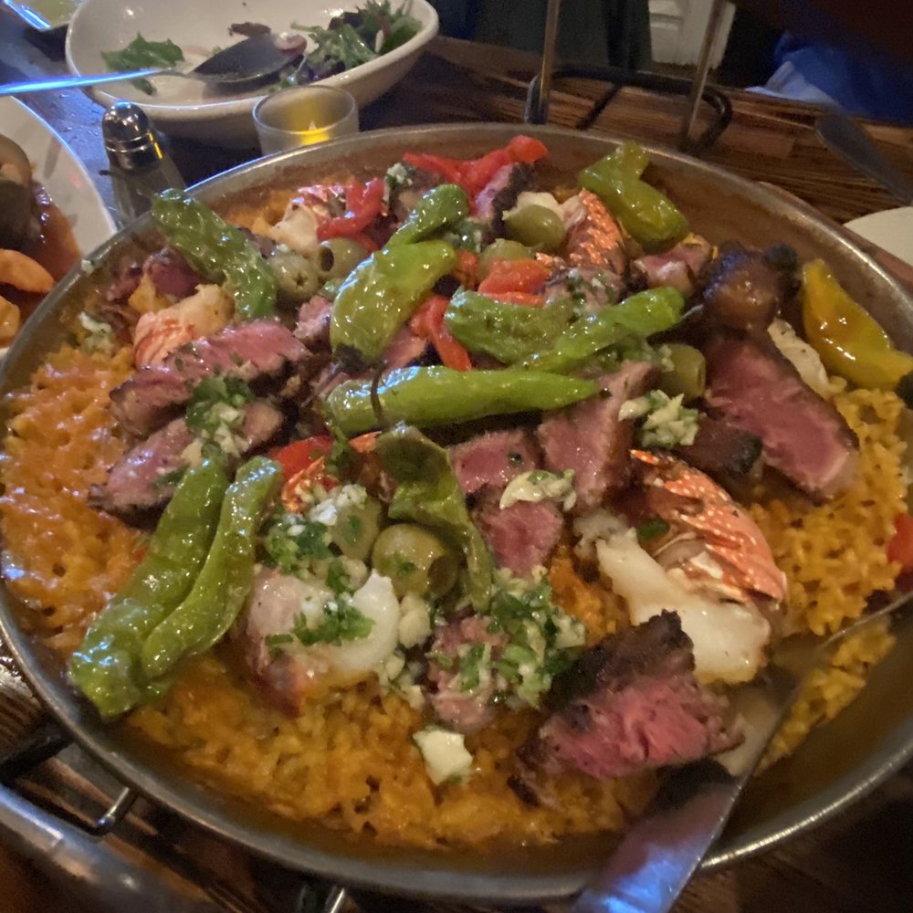 Basque Tapas Bar - Mar y Tierra ( surf n turf paella) - Tapas Bars Near Me - Piermont, New York Basque Tapas Bar - Mar y Tierra ( surf n turf paella) - Tapas Bars Near Me - Piermont, New York