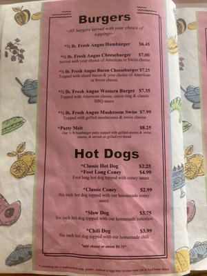 Menu photo 2 Dee'S 50'S Place Barberton, OH