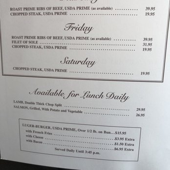 Peter Luger - Steakhouses Near Me - Brooklyn, New York