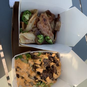 Mad Dumplings - Combo order: Longanisa dumplings and bulgogi rice - Food Trucks Near Me - Santa Ana, California Mad Dumplings - Combo order: Longanisa dumplings and bulgogi rice - Food Trucks Near Me - Santa Ana, California