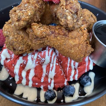 Kitchen Savages - Red Velvet Waffle and Chicken - Cajun/Creole Near Me - Washington, DC, District of Columbia