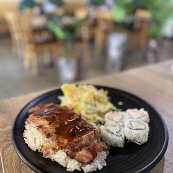 Sunshine Kitchen - Chicken Teriyaki California roll lunch special #2 - Ramen Near Me - Oceanside, California