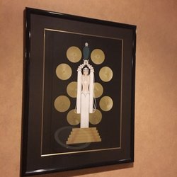 The Clairidge - Cool illustrations line the walls by the theaters. Be sure to check them out!