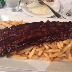 franco's burgers and grill - The half rack of ribs! So delicious!