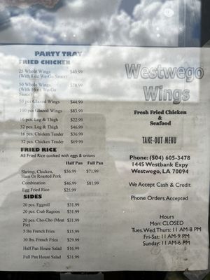 Menu photo 5 Westwego Wings Westwego, LA Menu photo 5 Westwego Wings Westwego, LA