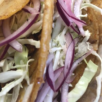 Danny Boy's - Tacos al vapor come with shredded cabbage and pickled red onion. - Mexican Near Me - Chula Vista, California