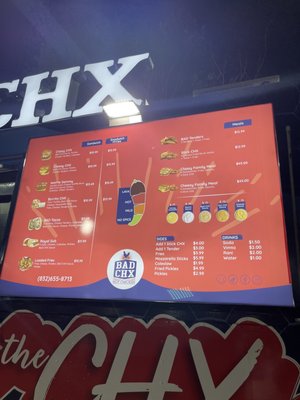 Menu photo 3 Bad Chx Houston, TX