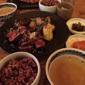 GUPJI - Steak Salmon and side dishes! - Korean Near Me - Flushing, New York
