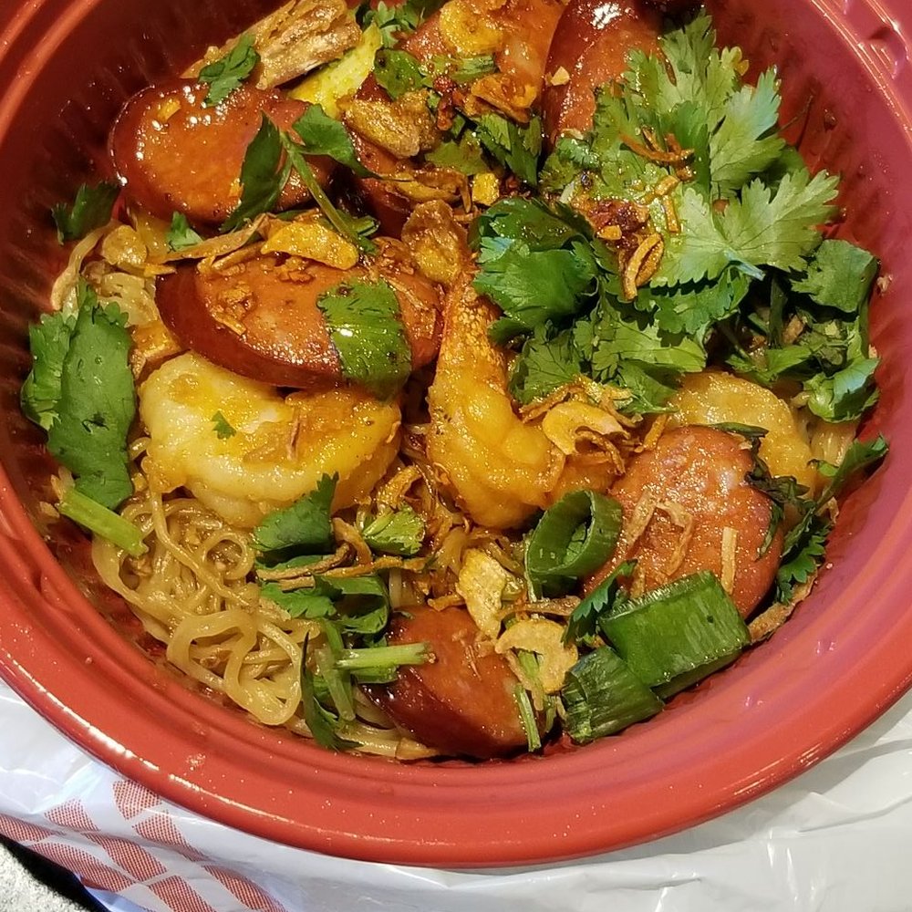 206 BCE - Anti Gravity noodles with shrimp and sausage - Noodles Near Me - Anaheim, California 206 BCE - Anti Gravity noodles with shrimp and sausage - Noodles Near Me - Anaheim, California