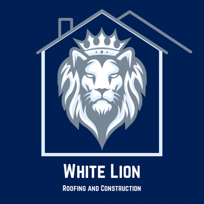White Lion Roofing and Construction Logo