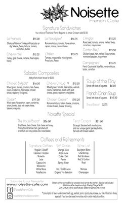 Menu photo 6 Noisette French Cafe Boca Raton, FL Menu photo 6 Noisette French Cafe Boca Raton, FL