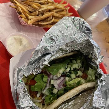 The Gyro Guys - 16. Falafel Gyro Wrap Meal - Mediterranean Near Me - Webster, Texas The Gyro Guys - 16. Falafel Gyro Wrap Meal - Mediterranean Near Me - Webster, Texas