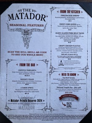Menu photo 6 Matador Ballard Seattle, WA Menu photo 6 Matador Ballard Seattle, WA