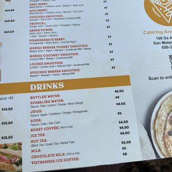 Lily's Creperie - Menu - Juice Bars & Smoothies Near Me - San Mateo, California
