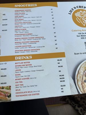 Menu photo 4 Lily's Creperie San Mateo, CA