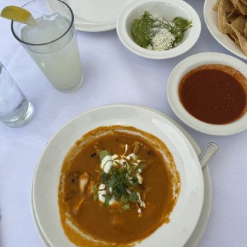 Las Brisas - Tortilla soup with chips and guacamole - Mexican Near Me - Laguna Beach, California
