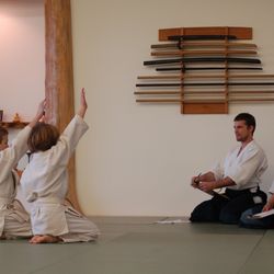 Aikido of Champlain Valley - Our youth program integrates aikido practice with peaceful conflict resolution training and games in a focused and fun atmosphere.