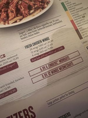 Menu photo 1 Miller's Ale House Willow Grove, PA