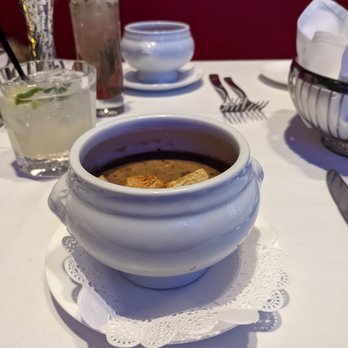 UN Plaza Grill - Porcini & White Mushroom Soup Truffle oil, croutons - Kosher Near Me - New York, New York