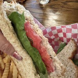 Giggles Cafe - Chicken salad sandwich