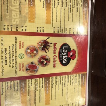 Layla's Kitchen - Indian Near Me - Columbus, Ohio