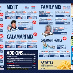 Merakles - MENU ENGLISH B
