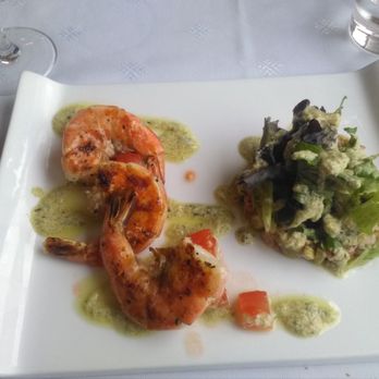 Le Robinson - Entrée : Gambas pour Madame - Restaurants Near Me - Quinsac, 33