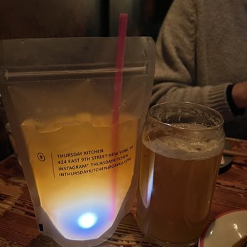 Thursday Kitchen - Grapefruit beer and Yuzu Tonic - Korean Near Me - New York, New York Thursday Kitchen - Grapefruit beer and Yuzu Tonic - Korean Near Me - New York, New York