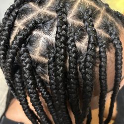 Peace and Love Beauty Supply & Braiding - How is this knotless?