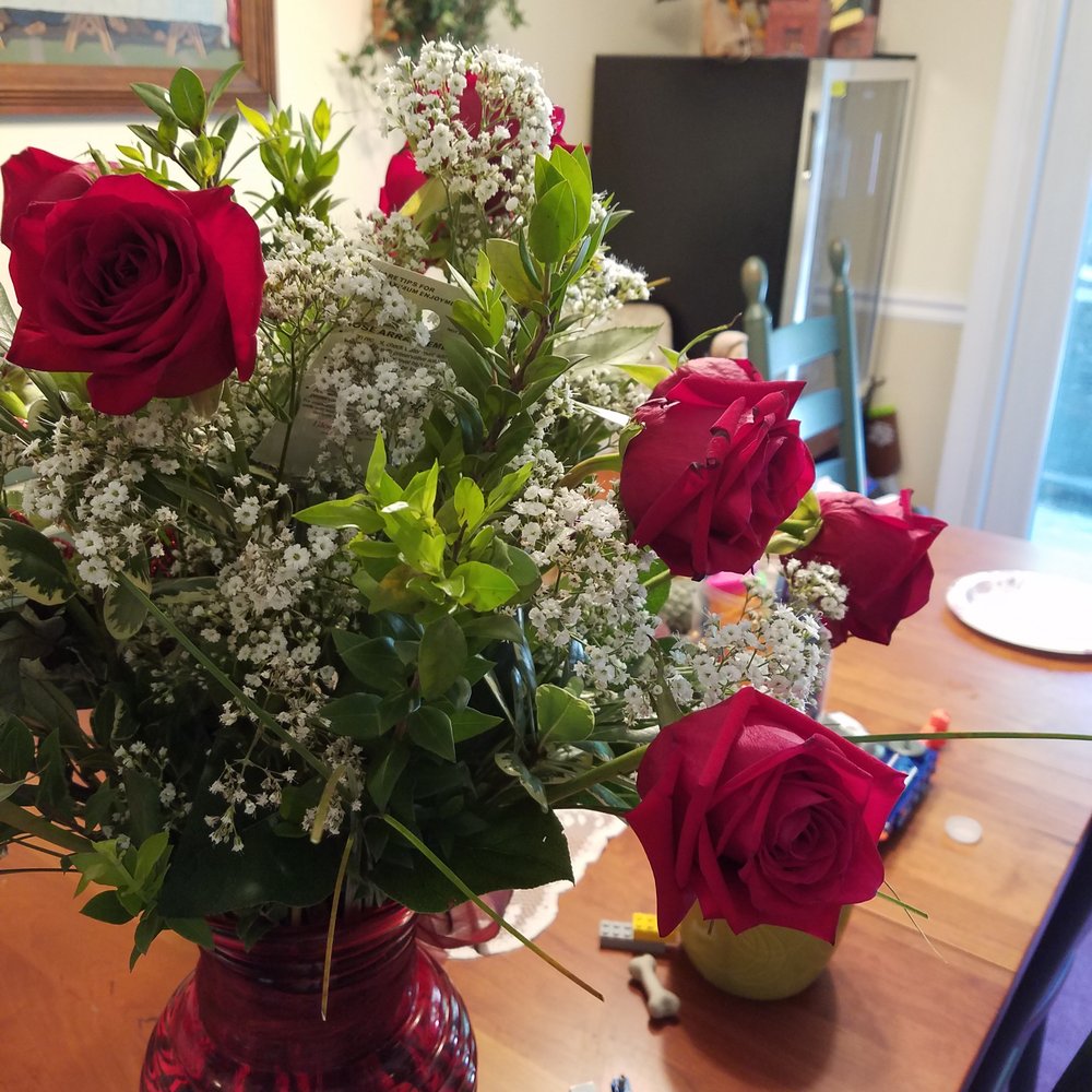 Roses after 5 days.