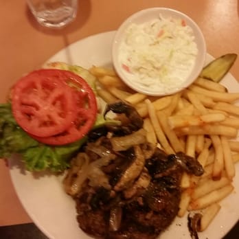 Red Line Diner - Mushroom w/ onion burger - Diners Near Me - Fishkill, New York Red Line Diner - Mushroom w/ onion burger - Diners Near Me - Fishkill, New York