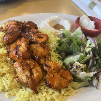 Sam's Pita and Kabab - Chicken Kabab Plate - Middle Eastern Near Me - Riverside, California