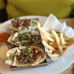 The Cheesecake Factory - Chicken Shawarma with fries