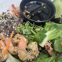 Green Garden Salad add shrimp and bok choy. The mushrooms in this were the best part I think. Green Garden Salad add shrimp and bok choy. The mushrooms in this were the best part I think.