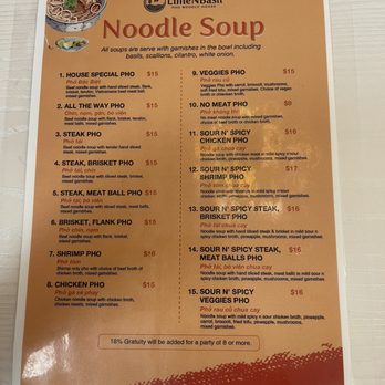 LimeNBasil - Menu august 2023 - Vietnamese Near Me - Fresno, California