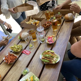 Gotts Roadside - French fries and tacos and onion rings. It doesn't get any better than this - Burgers Near Me - Napa, California