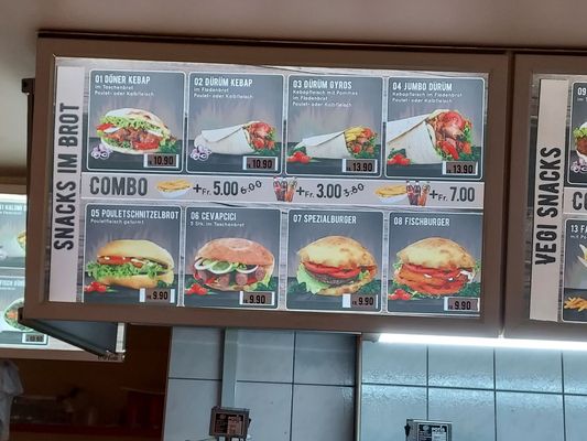 Menu photo 2 Restaurant Snack-Express Interlaken, BE