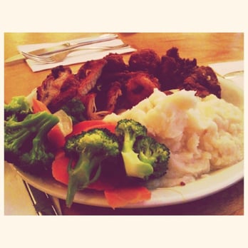 Kona Kitchen - Seattle - Mochiko Chicken, steamed vegetables and mashed potatoes. - Hawaiian Near Me - Seattle, Washington Kona Kitchen - Seattle - Mochiko Chicken, steamed vegetables and mashed potatoes. - Hawaiian Near Me - Seattle, Washington