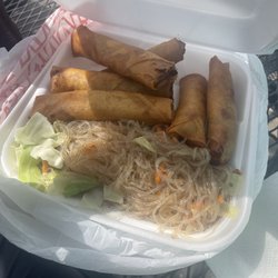 Island Cuisine - Lumpia and Pancit for 10 bucks