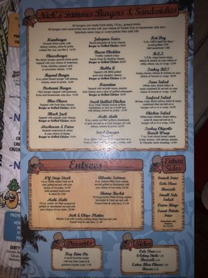 Menu photo 7 Nick's Bar & Grill Hollywood, FL