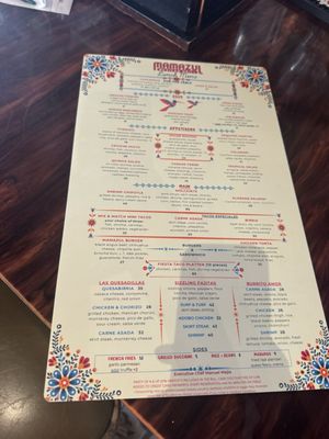 Menu photo 1 Mamazul Mexican Grill New York, NY Menu photo 1 Mamazul Mexican Grill New York, NY