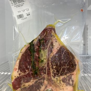 Olivier's Butchery - Garlic Thyme EVOO marinaded DRY AGED porterhouse... yes, please! - Butcher Near Me - San Francisco, California Olivier's Butchery - Garlic Thyme EVOO marinaded DRY AGED porterhouse... yes, please! - Butcher Near Me - San Francisco, California